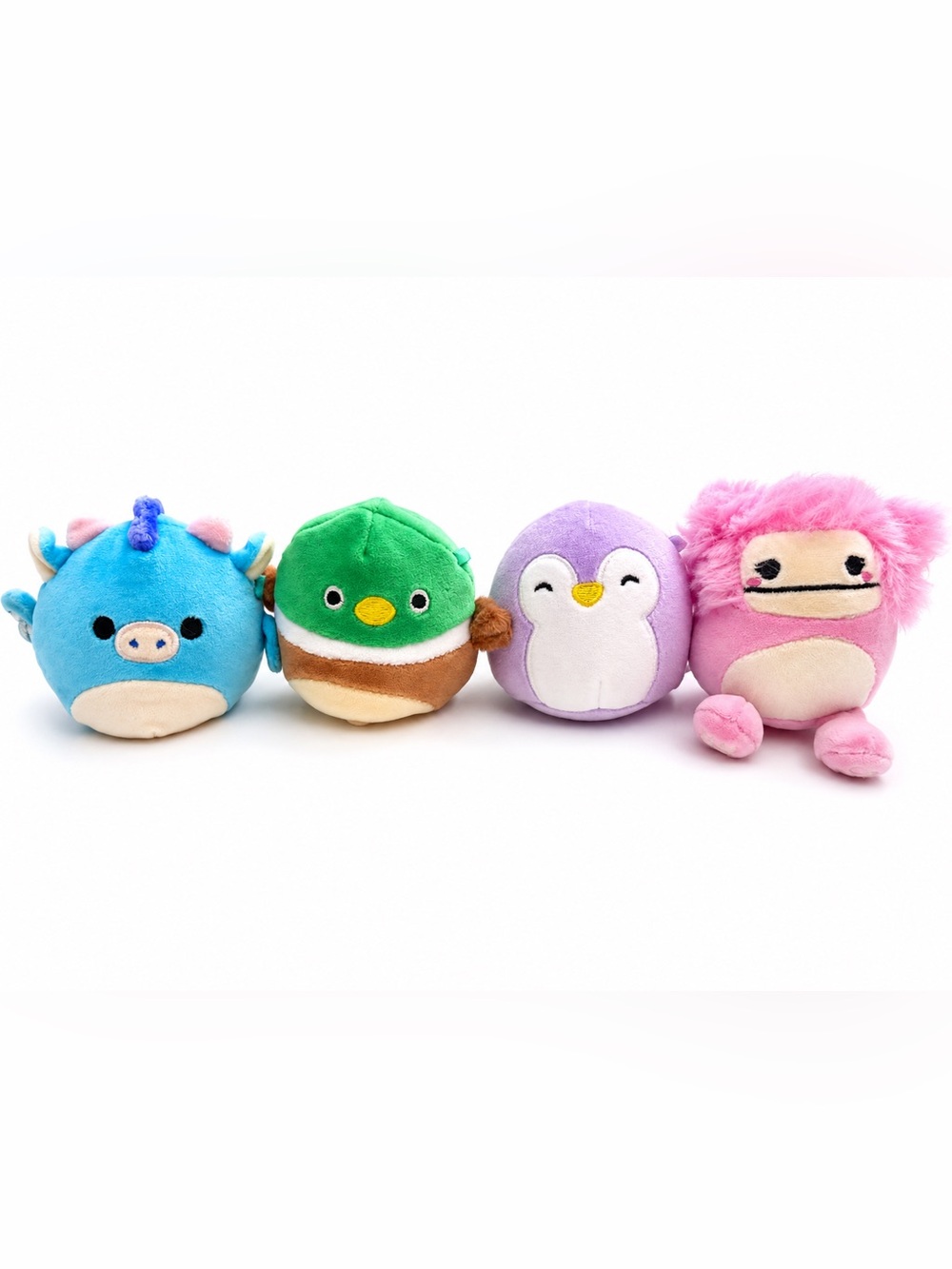 Squishmallows Mallow Mees 4 Plush Set Tatiana Avery Elle Brina NWT